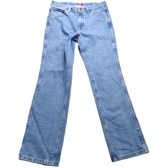 Wrangler Other - Wrangler Slim Fit Jeans Men 32x32 Medium Wash Zip Fly Cowboy Western Pants W36